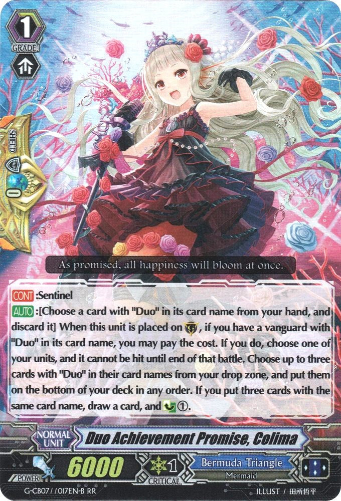 Duo Achievement Promise, Colima (Black) (G-CB07/017EN-B) [Divas' Festa]