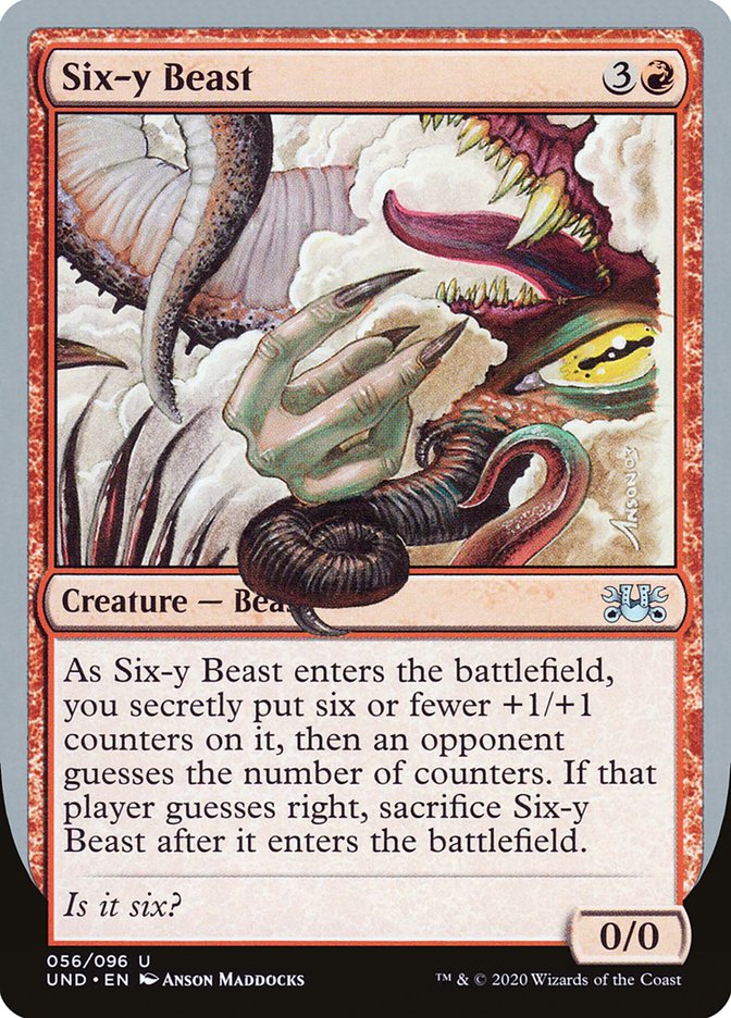 Six-y Beast [Unsanctioned] (UND 56)