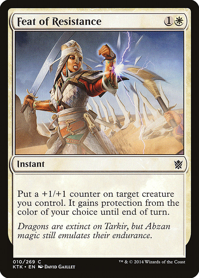 Feat of Resistance [Khans of Tarkir] (KTK 10)