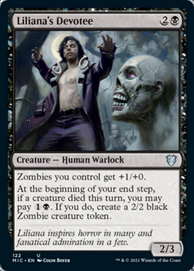 Liliana's Devotee [Innistrad: Midnight Hunt Commander] (MIC 122)
