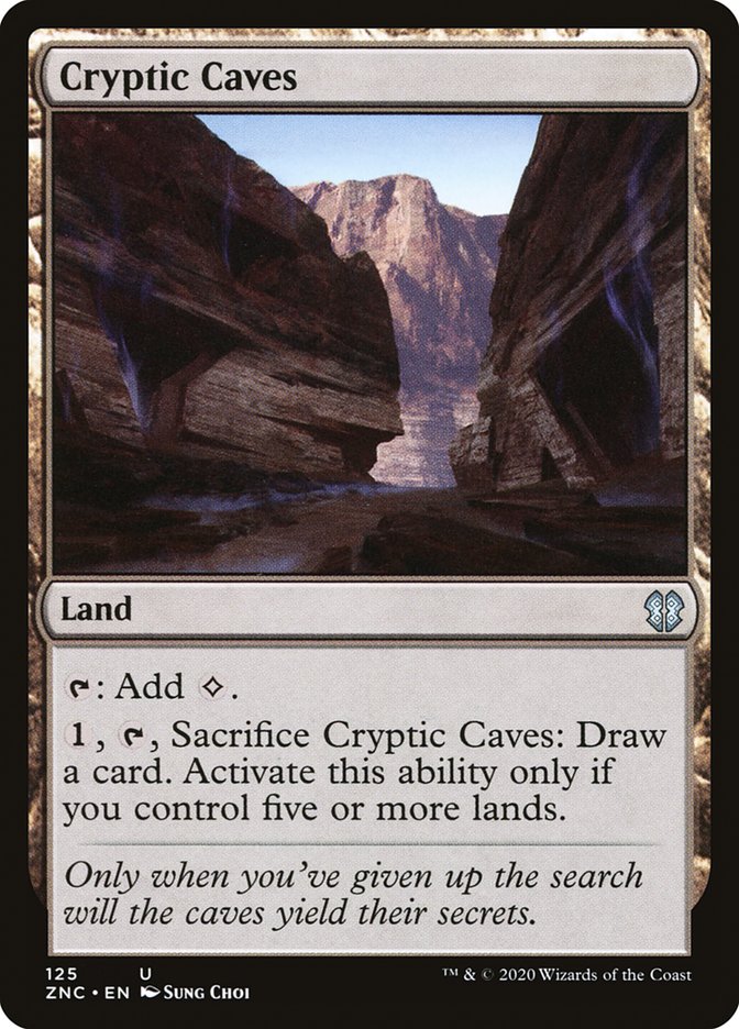 Cryptic Caves [Zendikar Rising Commander] (ZNC 125)