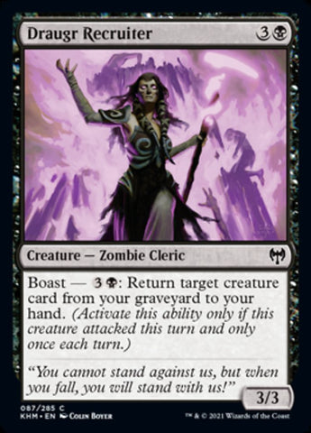 Draugr Recruiter [Kaldheim] (KHM 87)