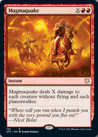 Magmaquake [Dungeons & Dragons: Adventures in the Forgotten Realms Commander] (AFC 133)