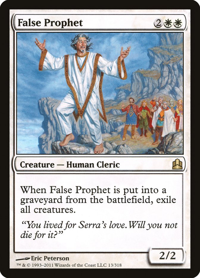 False Prophet [Commander 2011] (CMD 13)