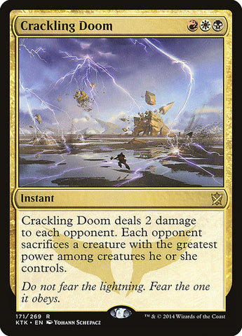 Crackling Doom [Khans of Tarkir] (KTK 171)