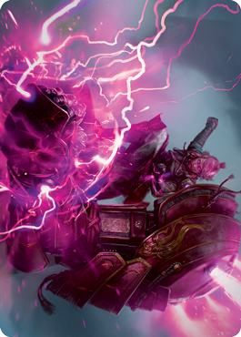 Voltage Surge Art Card [Kamigawa: Neon Dynasty Art Series] (ANEO 15)