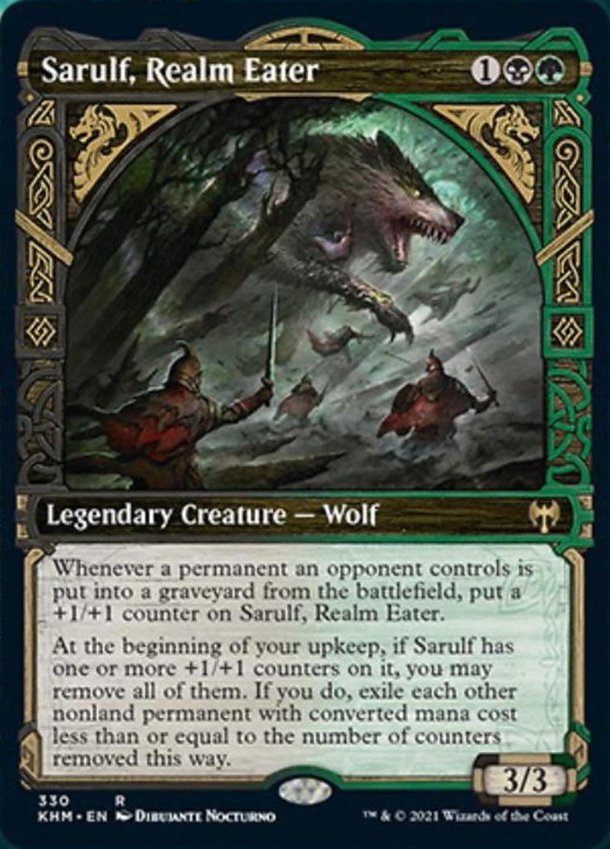 Sarulf, Realm Eater (Showcase) [Kaldheim] (KHM 330)