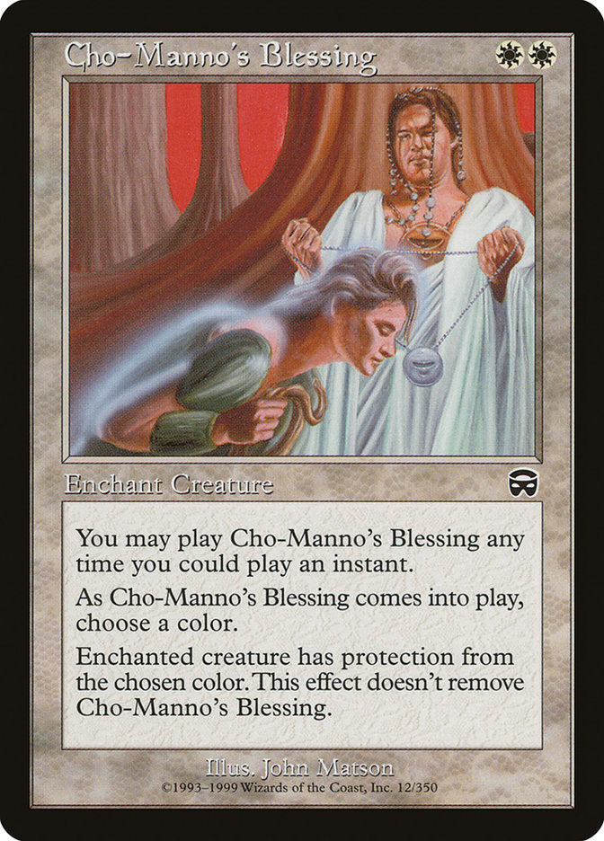 Cho-Manno's Blessing [Mercadian Masques] (MMQ 12)