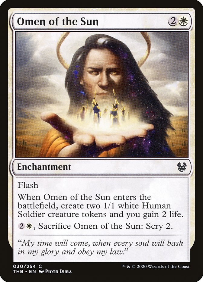 Omen of the Sun [Theros Beyond Death] (THB 30)