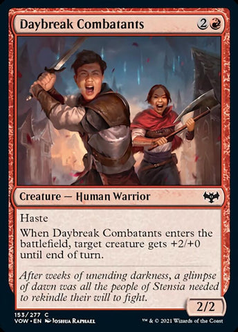 Daybreak Combatants [Innistrad: Crimson Vow] (VOW 153)