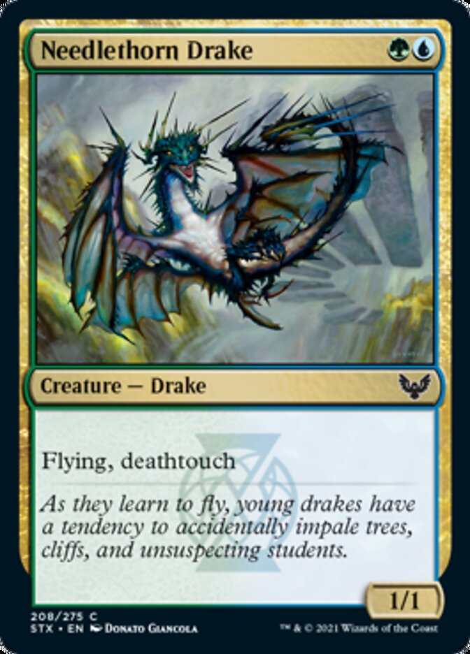 Needlethorn Drake [Strixhaven: School of Mages] (STX 208)