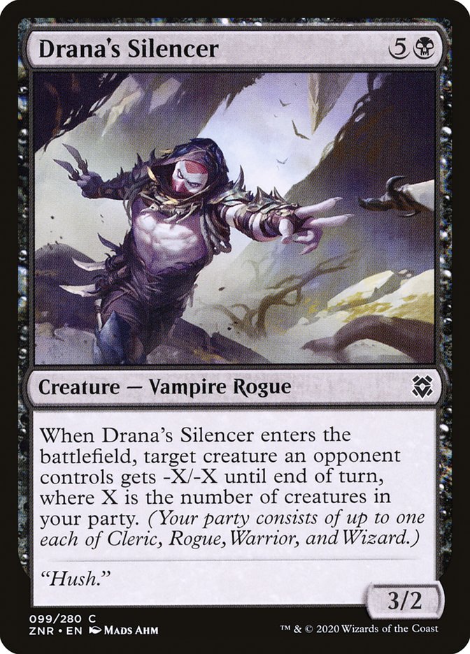 Drana's Silencer [Zendikar Rising] (ZNR 99)