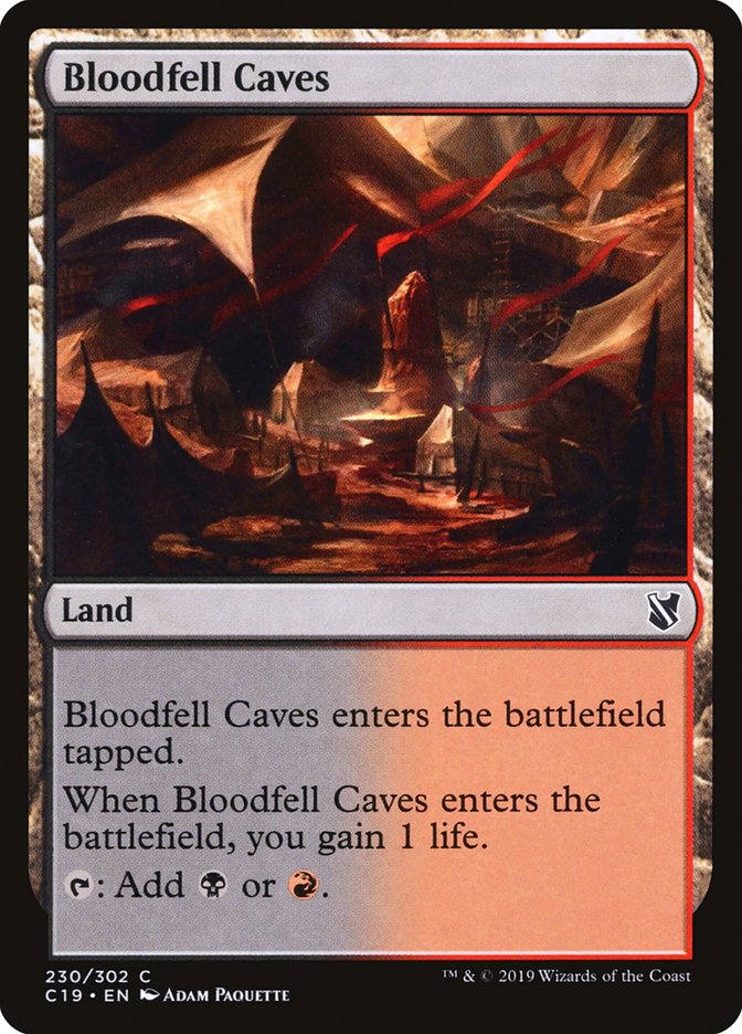 Bloodfell Caves [Commander 2019] (C19 230)