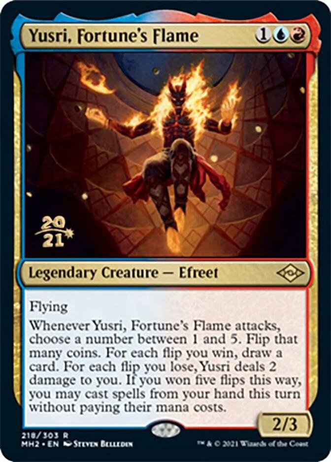 Yusri, Fortune's Flame [Modern Horizons 2 Prerelease Promos] (PMH2 218)