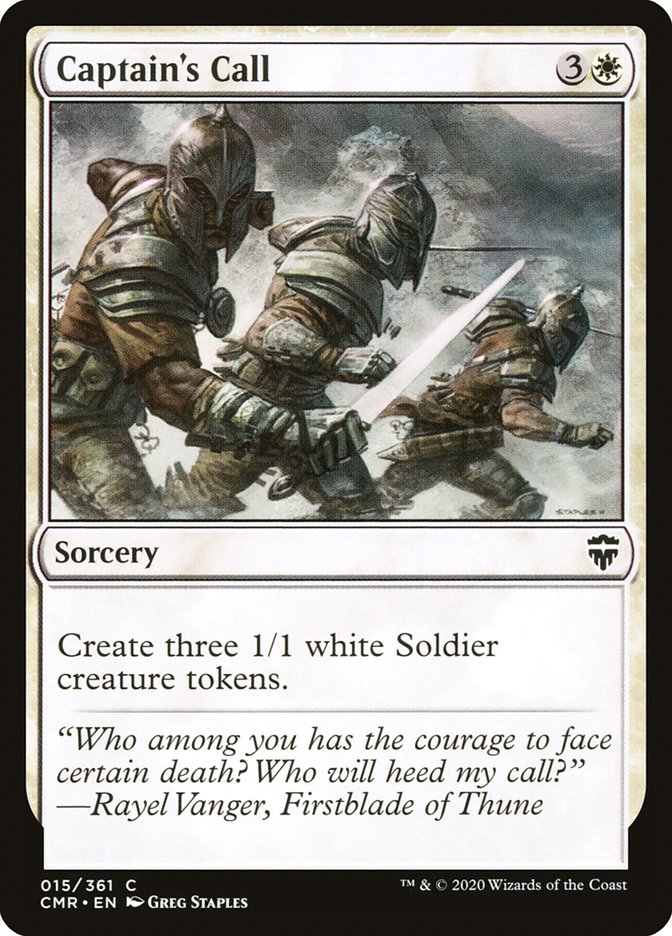 Captain's Call [Commander Legends] (CMR 15)