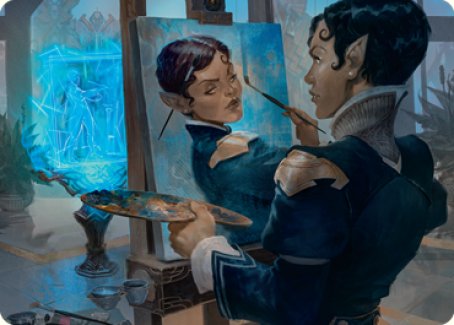 Parnesse, the Subtle Brush Art Card [Streets of New Capenna Art Series] (ASNC 45)