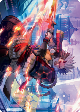 Isshin, Two Heavens as One 2 Art Card [Kamigawa: Neon Dynasty Art Series] (ANEO 69)
