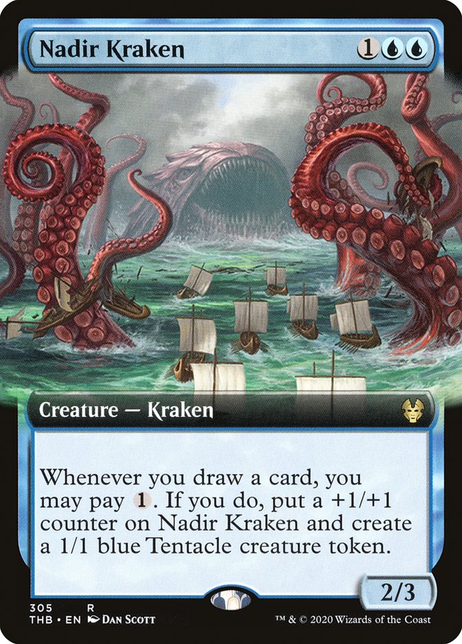 Nadir Kraken (Extended Art) [Theros Beyond Death] (THB 305)