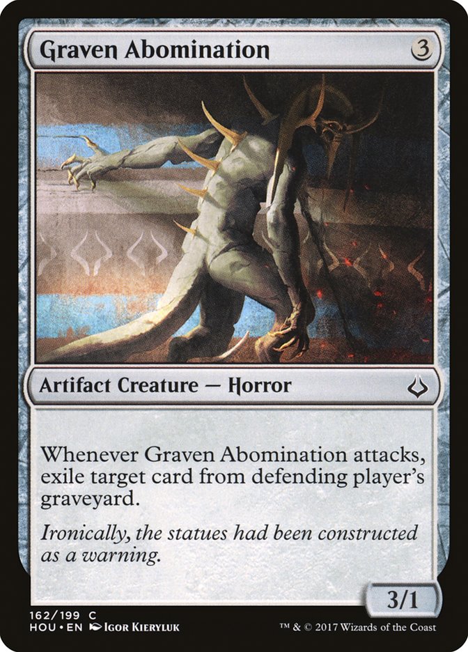 Graven Abomination [Hour of Devastation] (HOU 162)