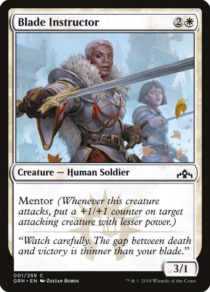 Blade Instructor [Guilds of Ravnica] (GRN 1)