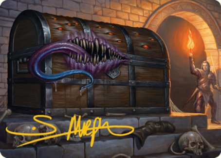 Mimic Art Card (Gold-Stamped Signature) [Dungeons & Dragons: Adventures in the Forgotten Realms Art Series] (AAFR 27)