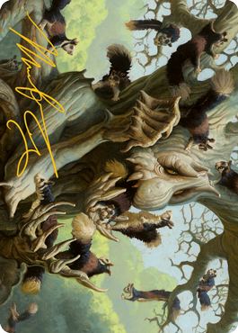 Scurry Oak Art Card (Gold-Stamped Signature) [Modern Horizons 2 Art Series] (AMH2 40)