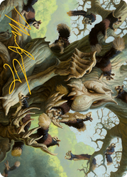 Scurry Oak Art Card (Gold-Stamped Signature) [Modern Horizons 2 Art Series] (AMH2 40)