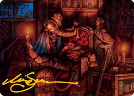 Long Rest Art Card (Gold-Stamped Signature) [Dungeons & Dragons: Adventures in the Forgotten Realms Art Series] (AAFR 51)