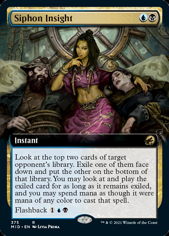 Siphon Insight (Extended) [Innistrad: Midnight Hunt] (MID 375)