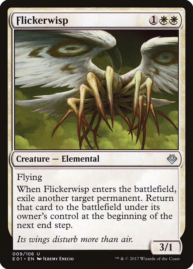 Flickerwisp [Archenemy: Nicol Bolas] (E01 9)