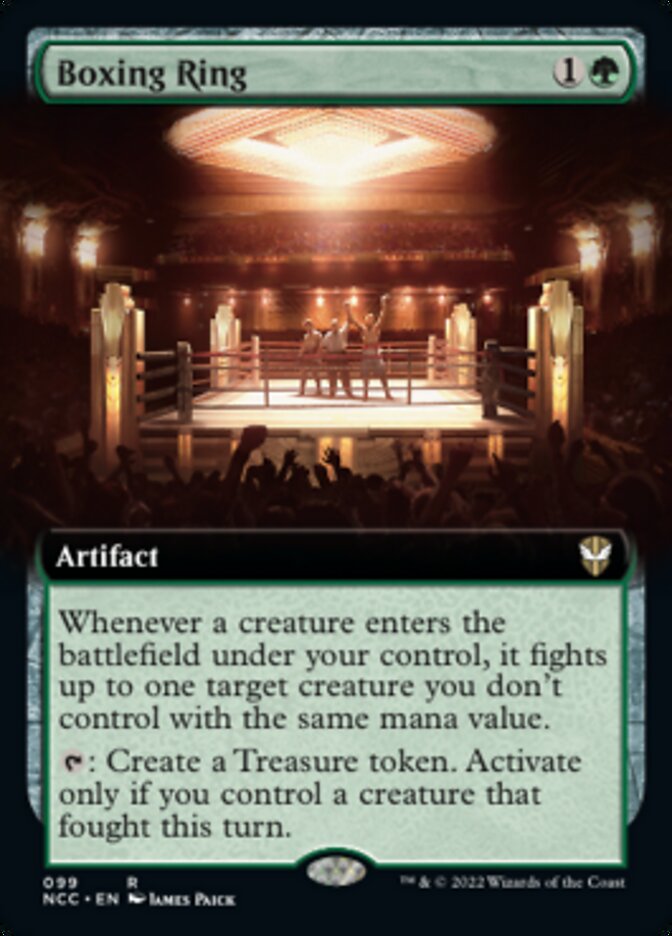 Boxing Ring (Extended Art) [Streets of New Capenna Commander] (NCC 99)