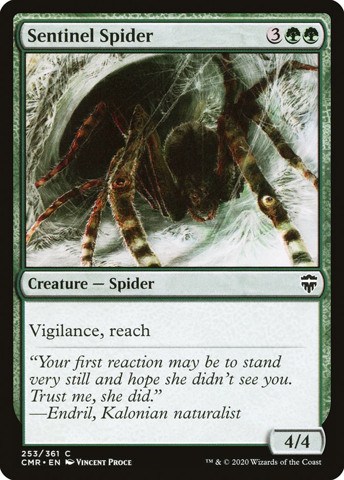 Sentinel Spider [Commander Legends] (CMR 253)