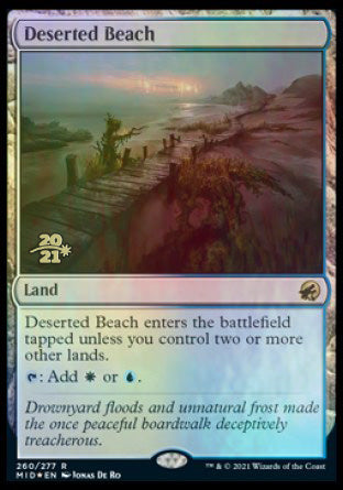 Deserted Beach [Innistrad: Midnight Hunt Prerelease Promos] (PMID 260)