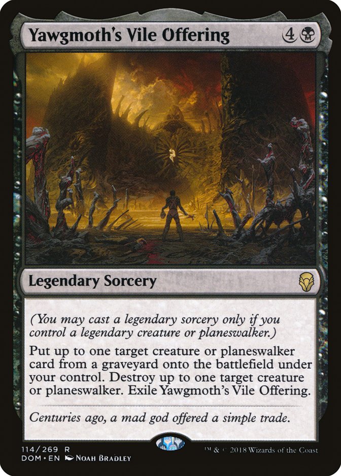 Yawgmoth's Vile Offering [Dominaria] (DOM 114)