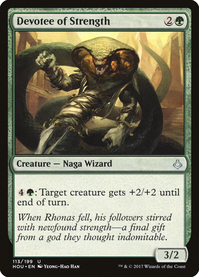 Devotee of Strength [Hour of Devastation] (HOU 113)