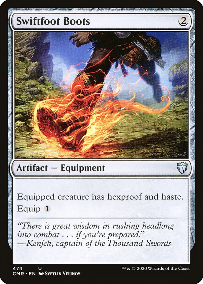 Swiftfoot Boots [Commander Legends] (CMR 474)