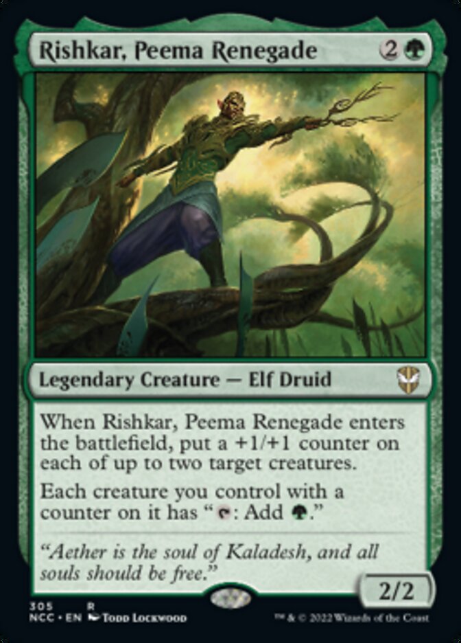 Rishkar, Peema Renegade [Streets of New Capenna Commander] (NCC 305)