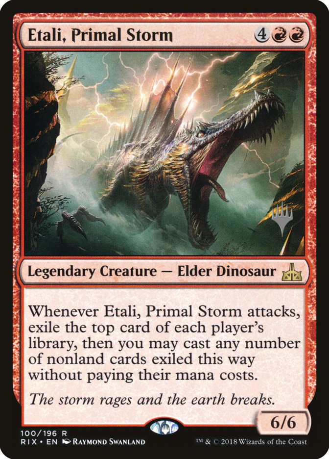 Etali, Primal Storm (Promo Pack) [Rivals of Ixalan Promos] (PRIX 100P)