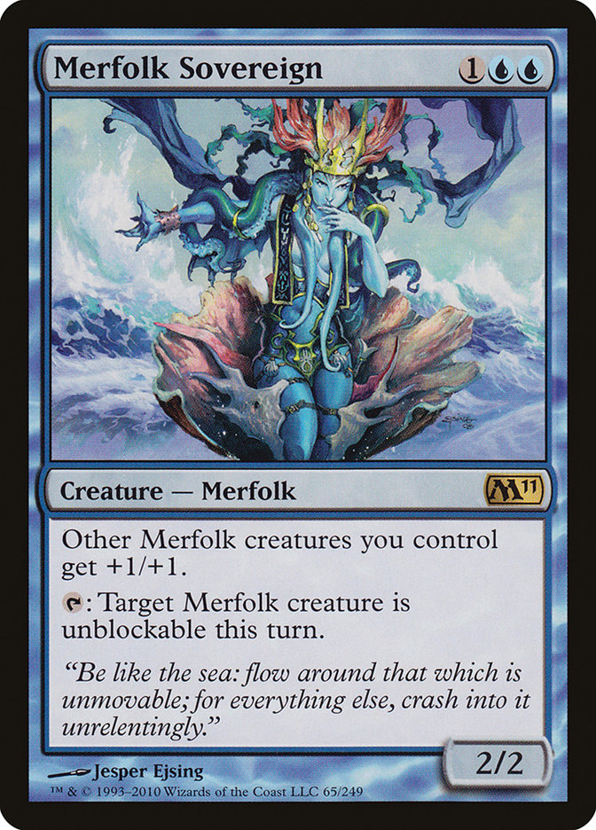 Merfolk Sovereign [Magic 2011] (M11 65)