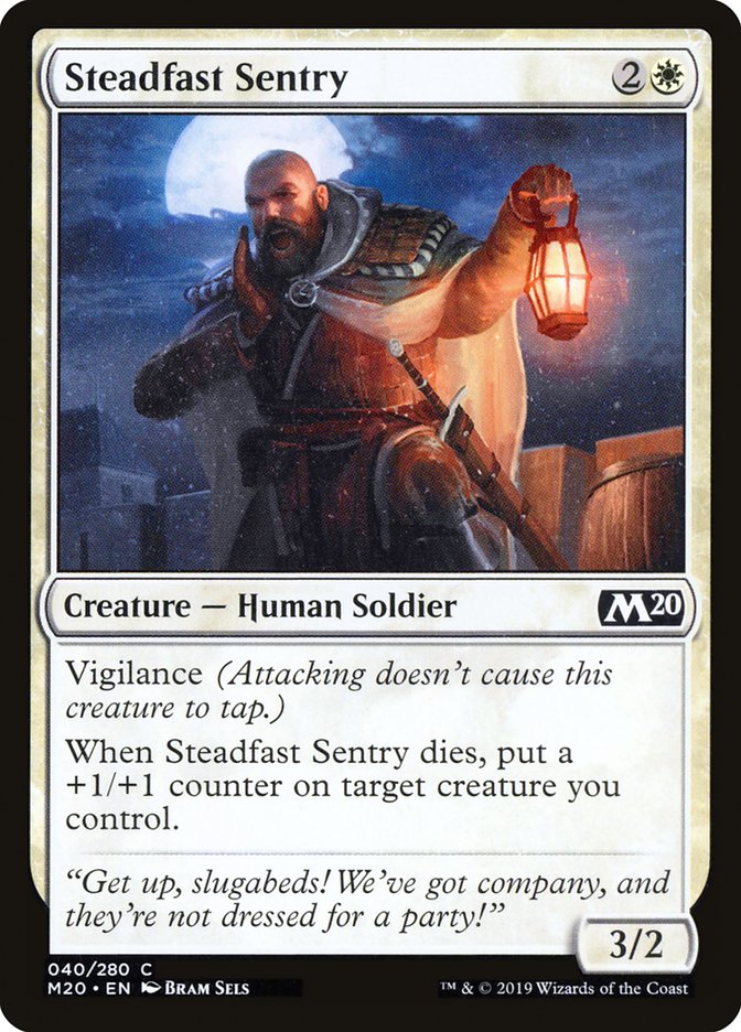 Steadfast Sentry [Core Set 2020] (M20 40)