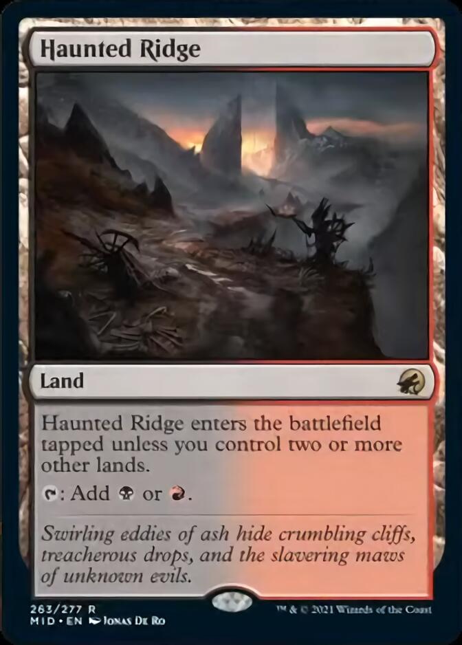 Haunted Ridge [Innistrad: Midnight Hunt] (MID 263)