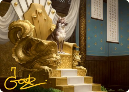 Yoshimaru, Ever Faithful Art Card (Gold-Stamped Signature) [Kamigawa: Neon Dynasty Art Series] (ANEO 24)