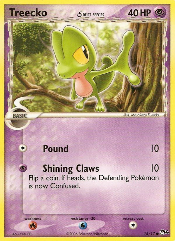 Treecko (Delta Species) (15/17) [POP Series 4]