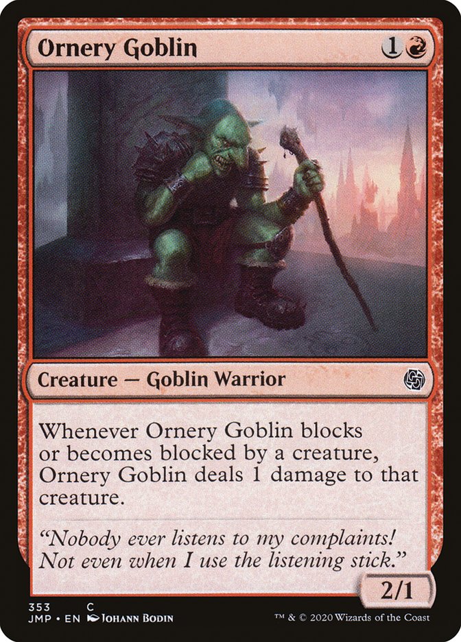 Ornery Goblin [Jumpstart] (JMP 353)