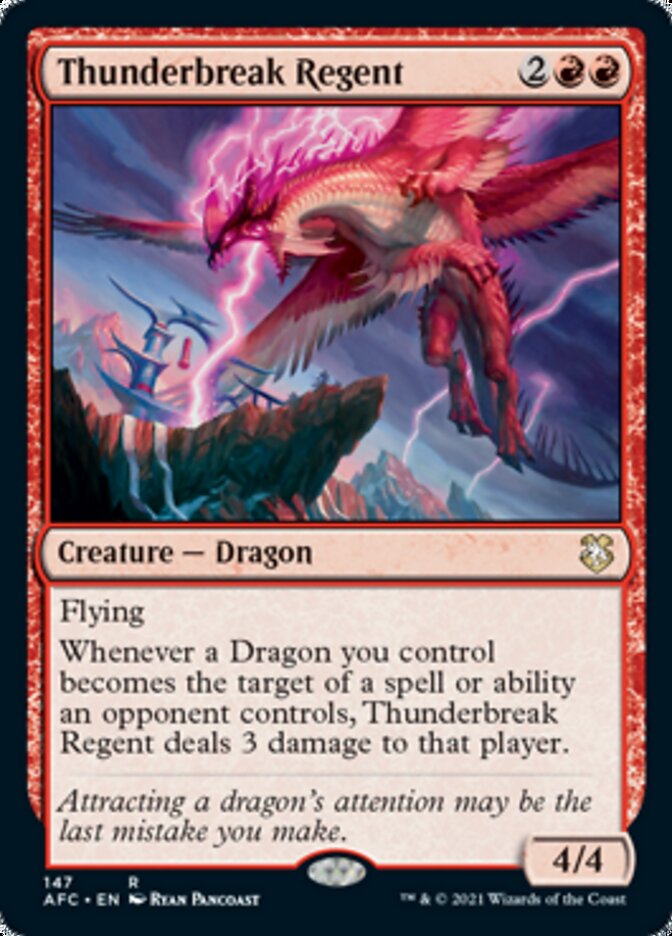 Thunderbreak Regent [Dungeons & Dragons: Adventures in the Forgotten Realms Commander] (AFC 147)