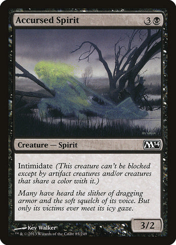 Accursed Spirit [Magic 2014] (M14 83)