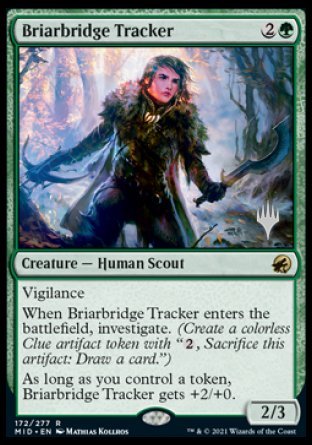 Briarbridge Tracker (Promo Pack) [Innistrad: Midnight Hunt Promo Pack] (PMID 172)