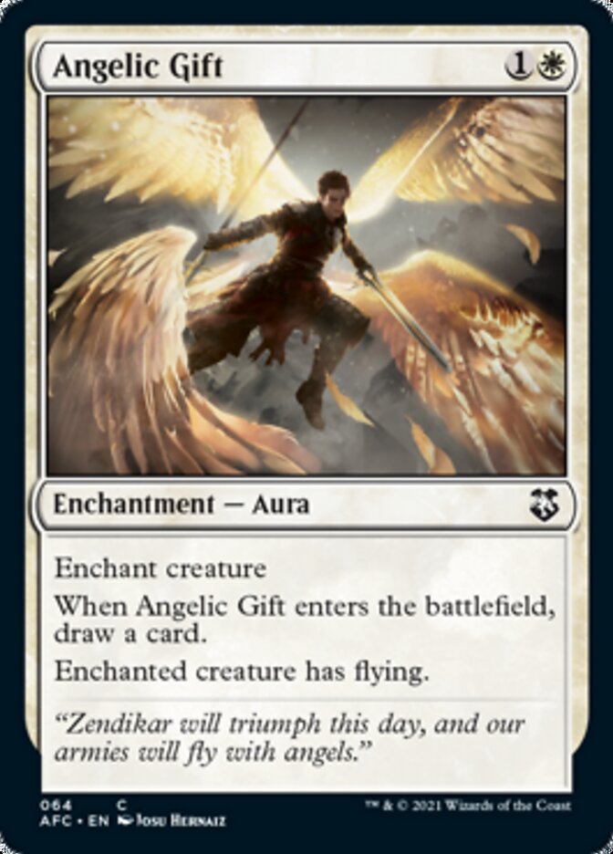 Angelic Gift [Dungeons & Dragons: Adventures in the Forgotten Realms Commander] (AFC 64)