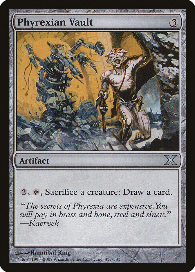 Phyrexian Vault [Tenth Edition] (10E 337)