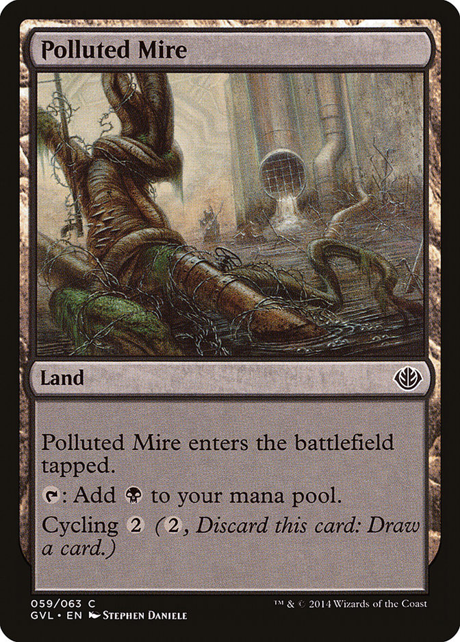 Polluted Mire (Garruk vs. Liliana) [Duel Decks Anthology] (GVL 59)